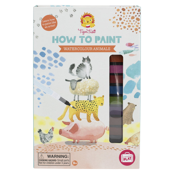 TIGER TRIBE - PAINTING: HOW TO PAINT WATERCOLOUR ANIMALS 