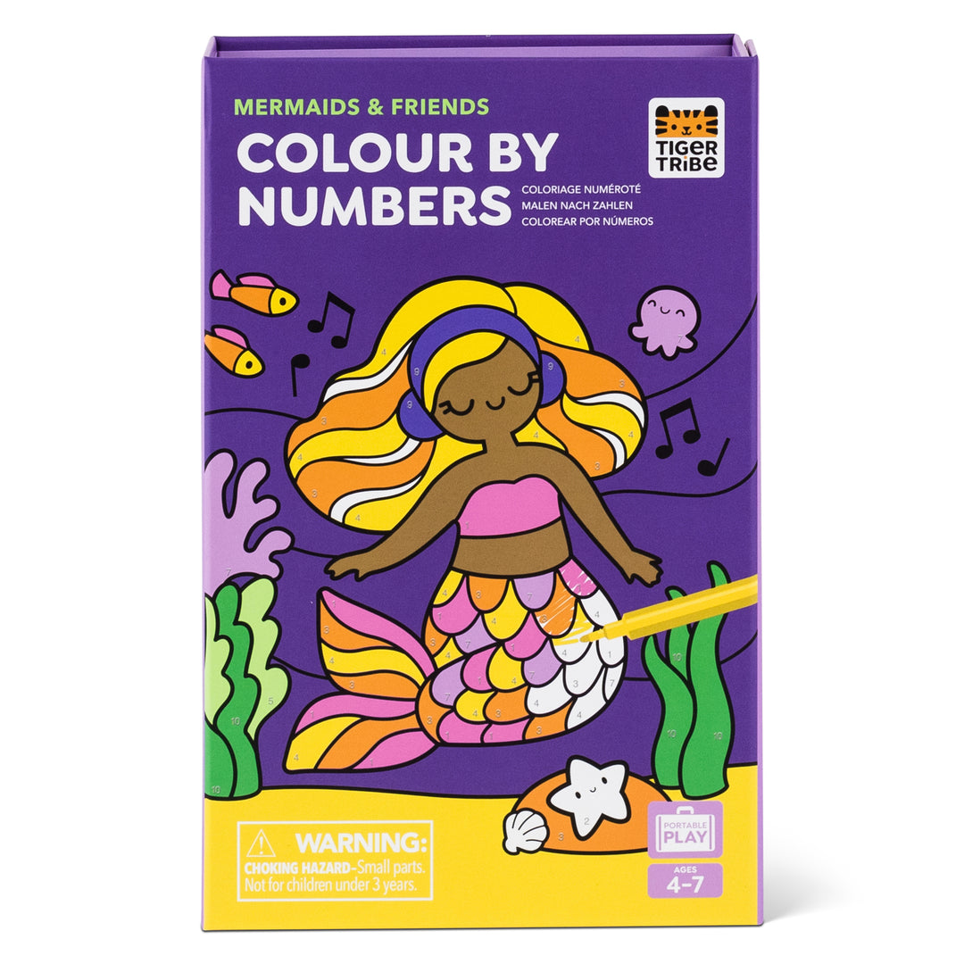 TIGER TRIBE - COLOUR BY NUMBERS: MERMAIDS & FRIENDS