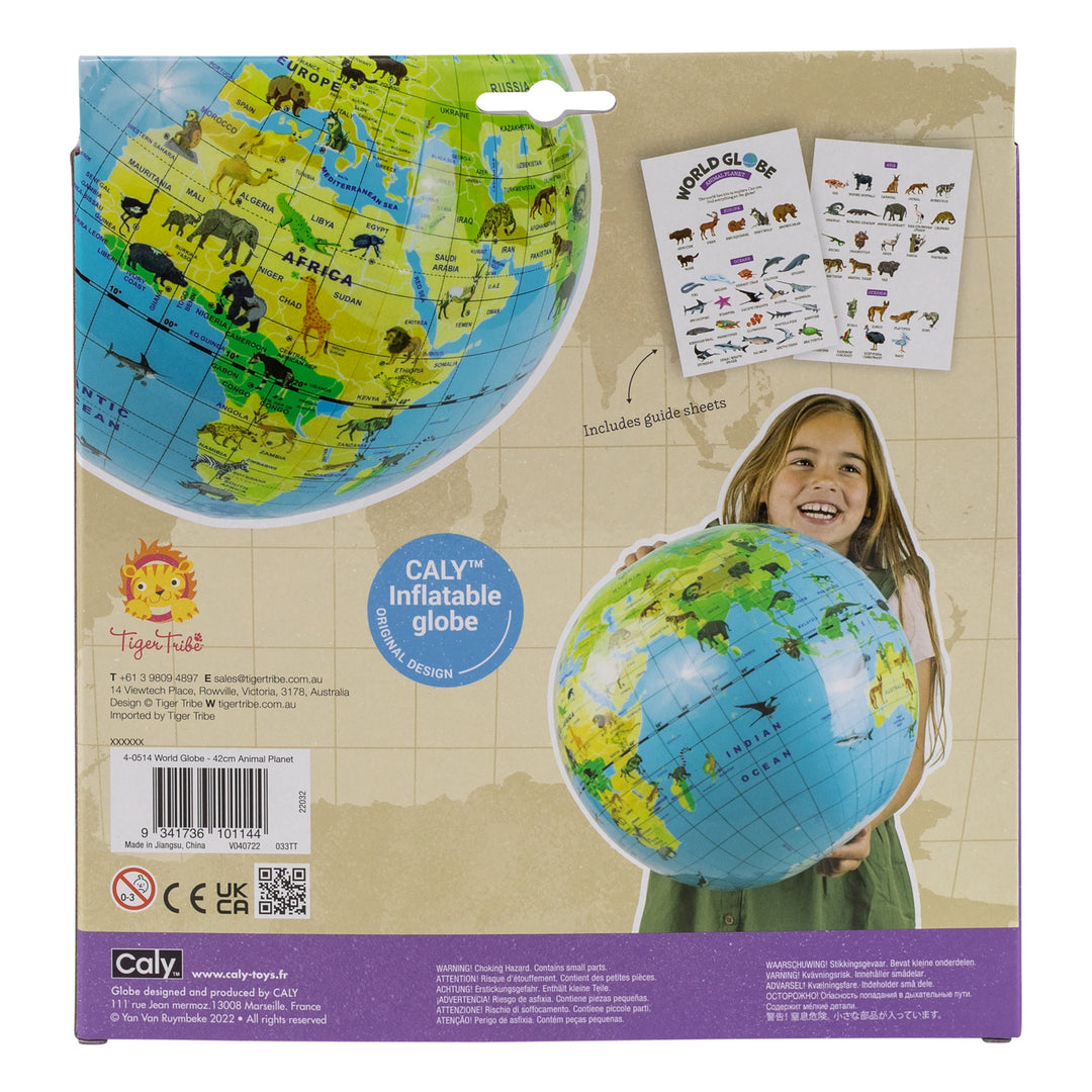 TIGER TRIBE - WORLD GLOBE: ANIMAL PLANET 42CM 