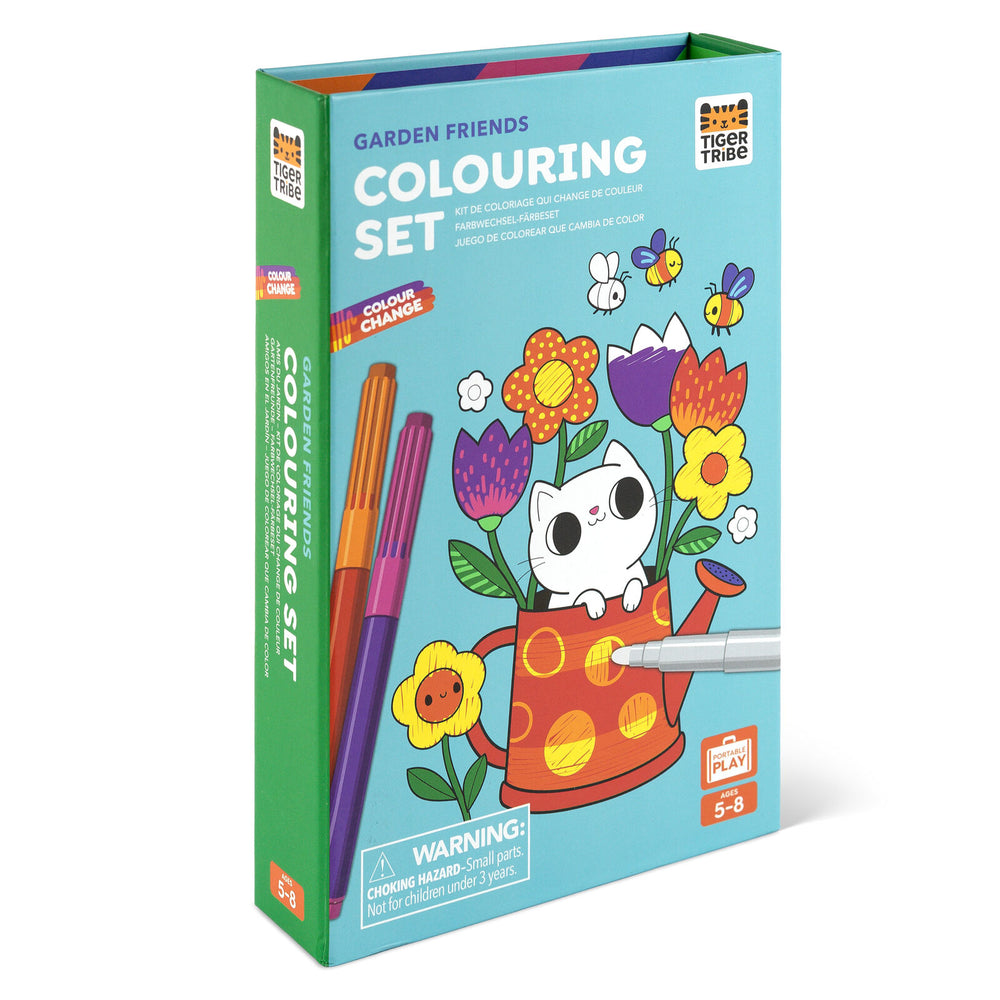TIGER TRIBE - COLOURING SET: COLOUR CHANGE GARDEN FRIENDS