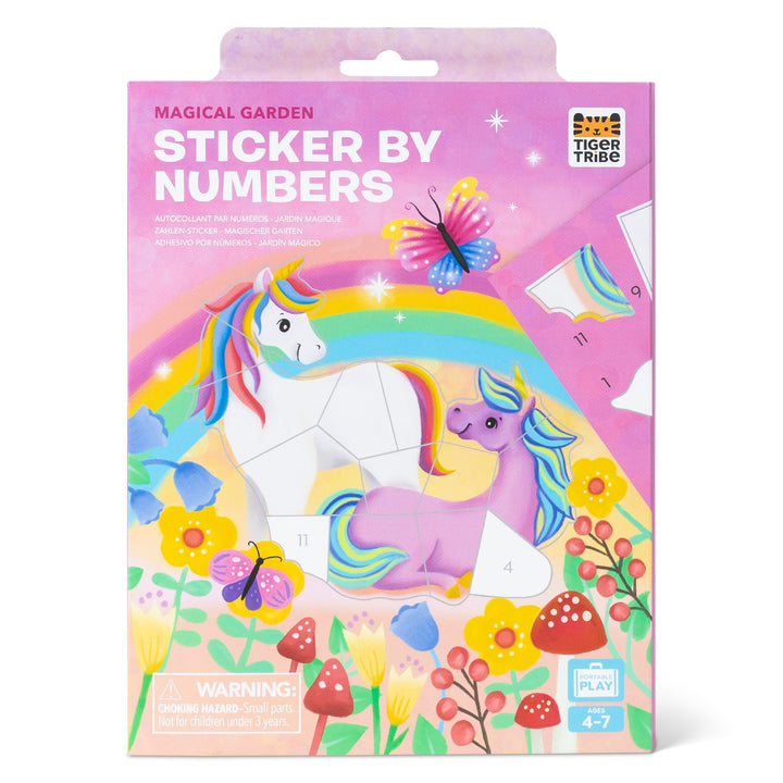 TIGER TRIBE - STICKERS BY NUMBERS: MAGICAL GARDEN 