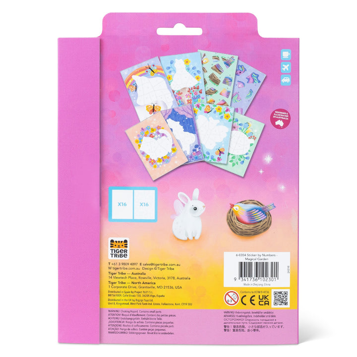 TIGER TRIBE - STICKERS BY NUMBERS: MAGICAL GARDEN 