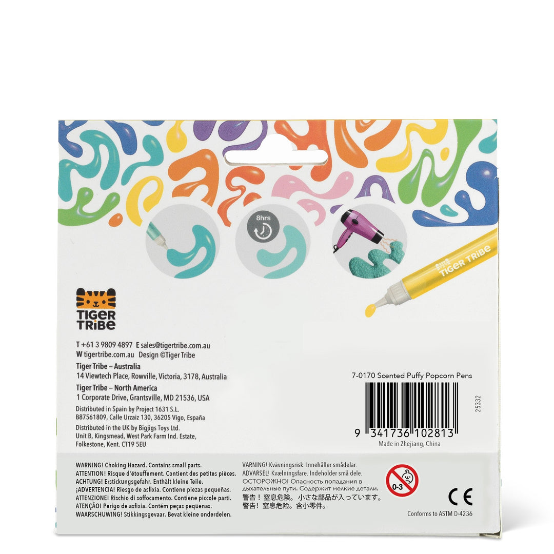 TIGER TRIBE - PUFFY POPCORN PENS