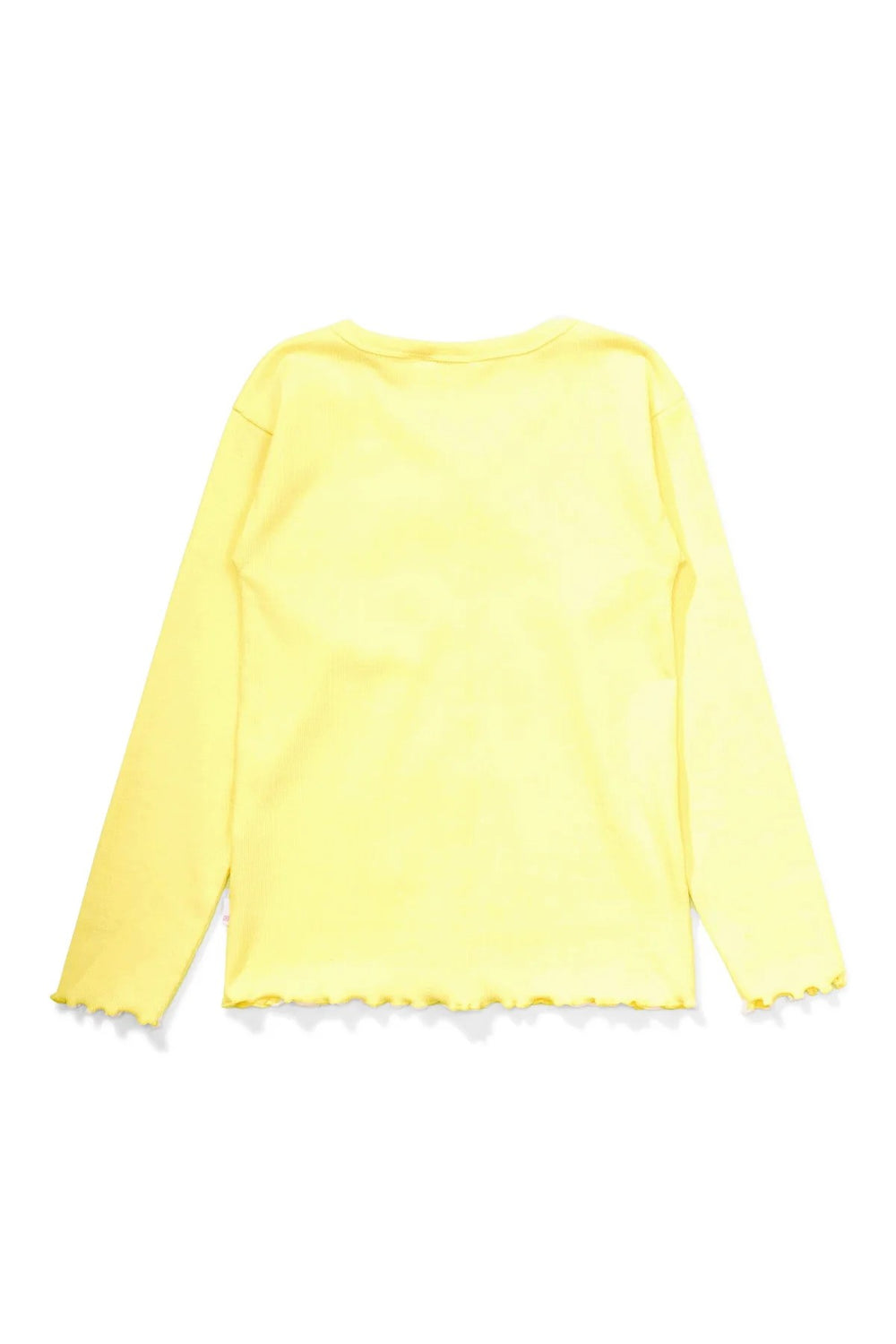 MUNSTER KIDS - MISSIE DANCE RIB LONG SLEEVE TEE: LEMON [sz:4 YRS]