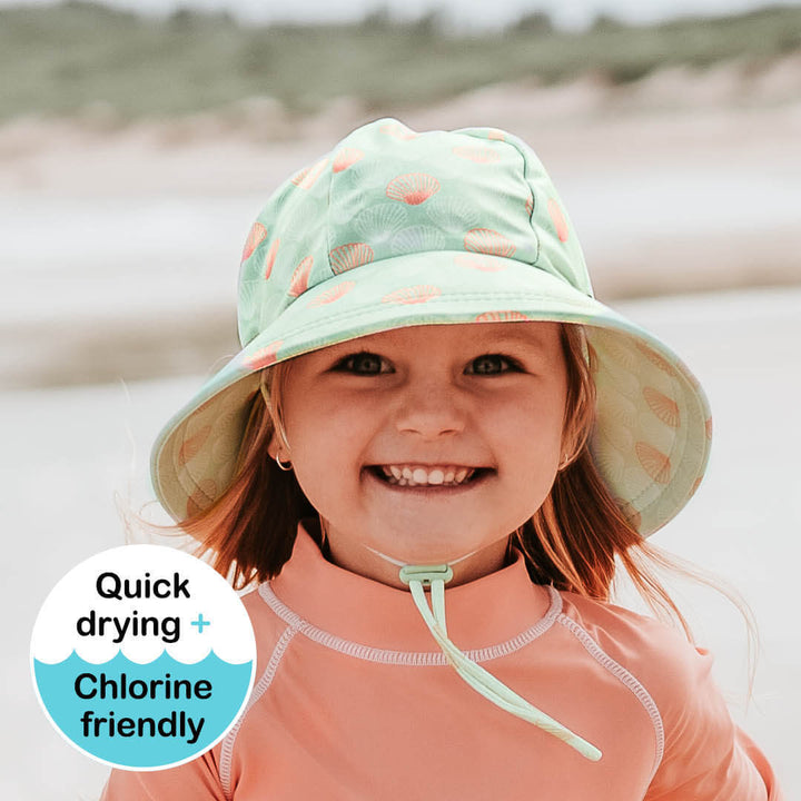 BEDHEAD - BEACH HAT PONYTAIL UPF50+ SEASHELL PRINT