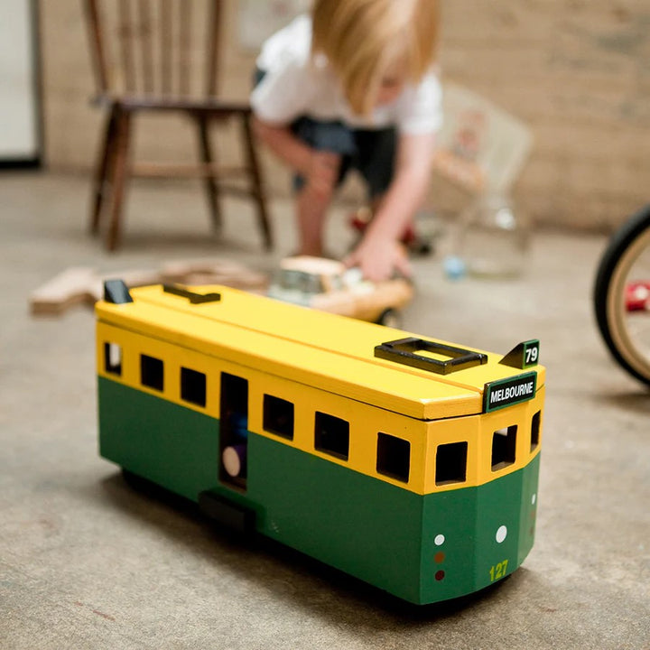 MAKE ME ICONIC - ICONIC MELBOURNE WOODEN TRAM 