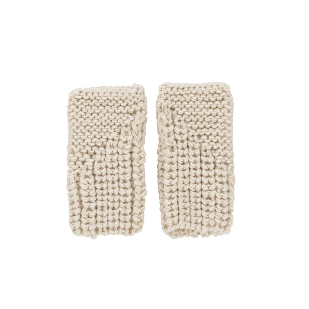 ACORN KIDS - TRAVELLER FINGERLESS MITTENS: OATMEAL [sz:S (6-18 MTHS)]