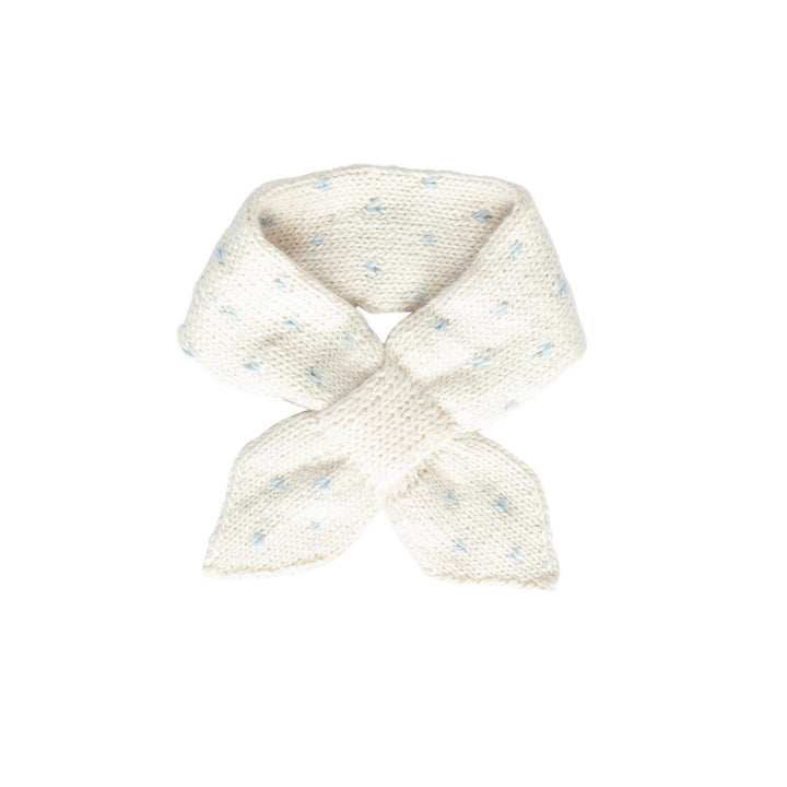 ACORN KIDS - BLUEBELL CROSSOVER SCARF: CREAM 