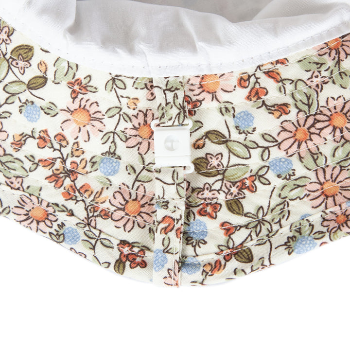ACORN KIDS - INFANT WIDE BRIM SUNHAT: SUMMER FIELDS [sz:XS - 46CM/0-9 MTHS]