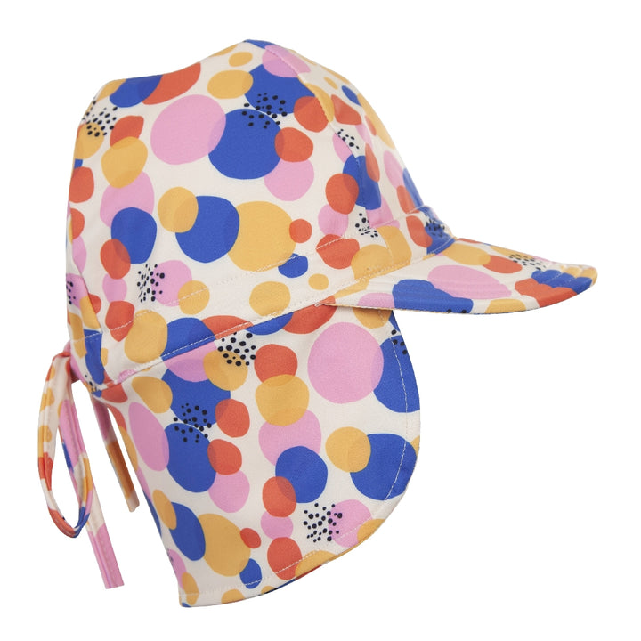 ACORN KIDS - CONFETTI SWIM HAT: CREAM/MULTI