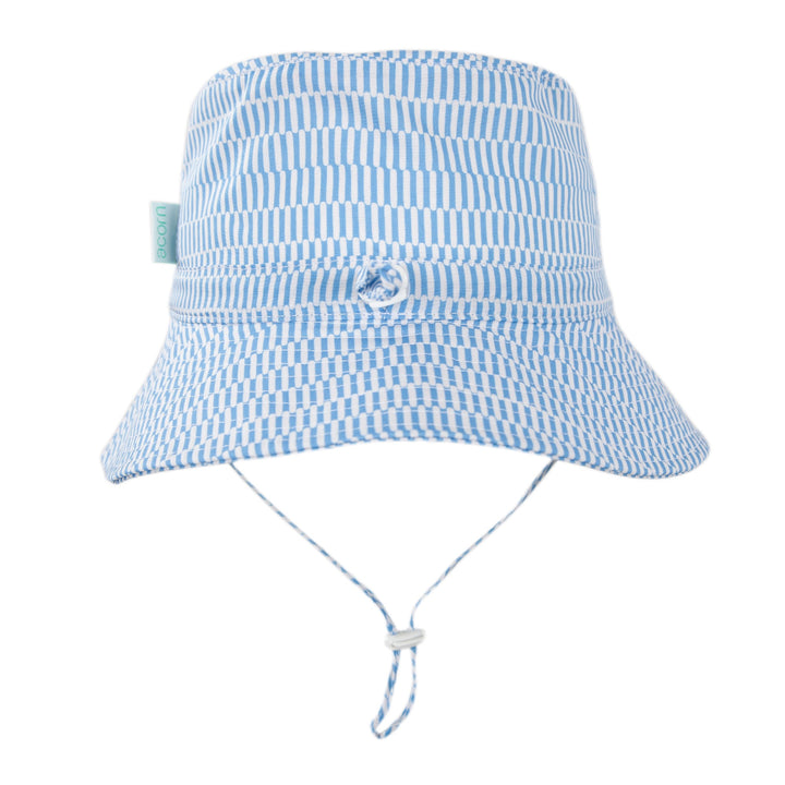 ACORN KIDS - WIDE BRIM BUCKET SUNHAT: MYKONOS [sz:S - 50CM/9-18 MTHS]