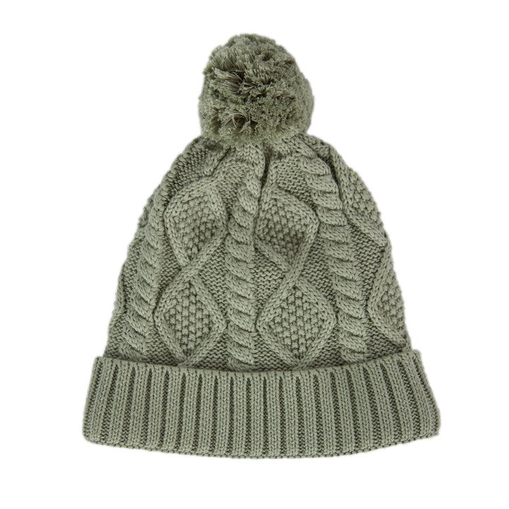 ACORN KIDS - PRAGUE BEANIE: SAGE [sz:S (6-18 MTHS)]