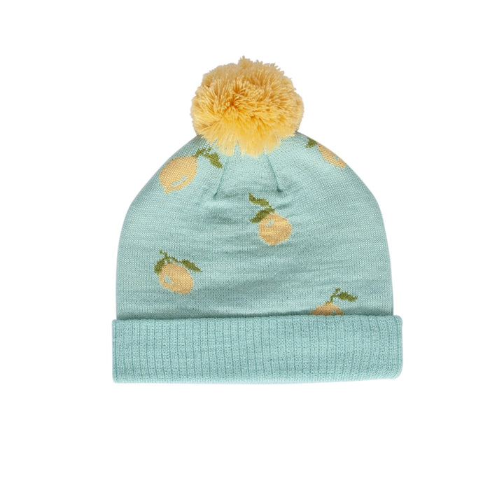 ACORN KIDS - LEMON MERINO BEANIE: [sz:XS (3-6 MTHS)]