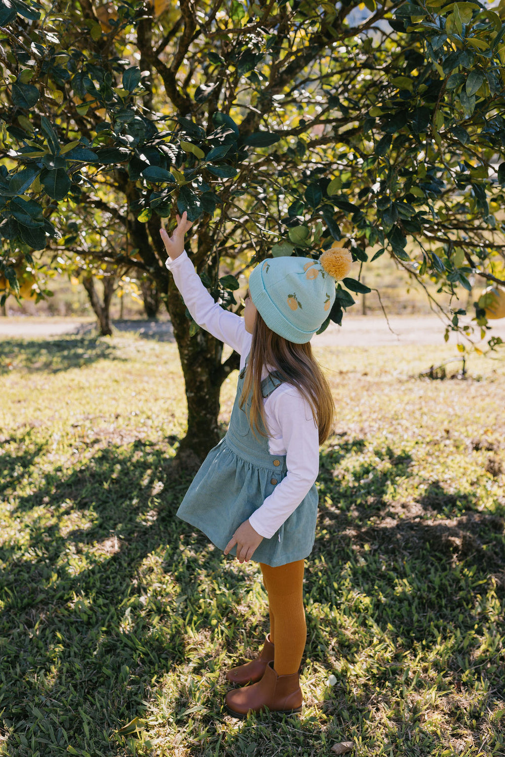 ACORN KIDS - LEMON MERINO BEANIE: [sz:XS (3-6 MTHS)]