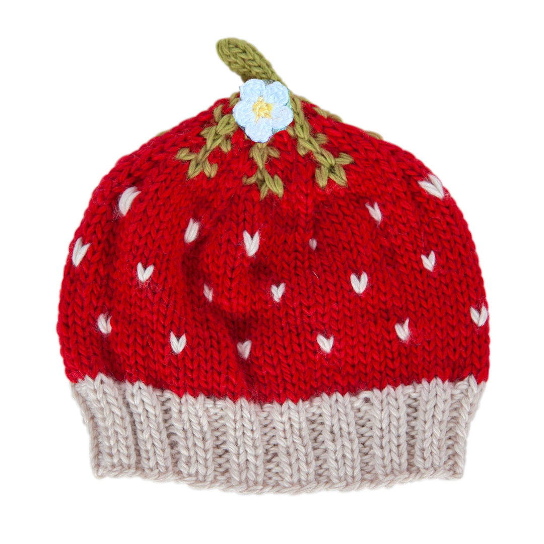 ACORN KIDS - STRAWBERRY BEANIE [sz:XXS (0-3 MTHS)]