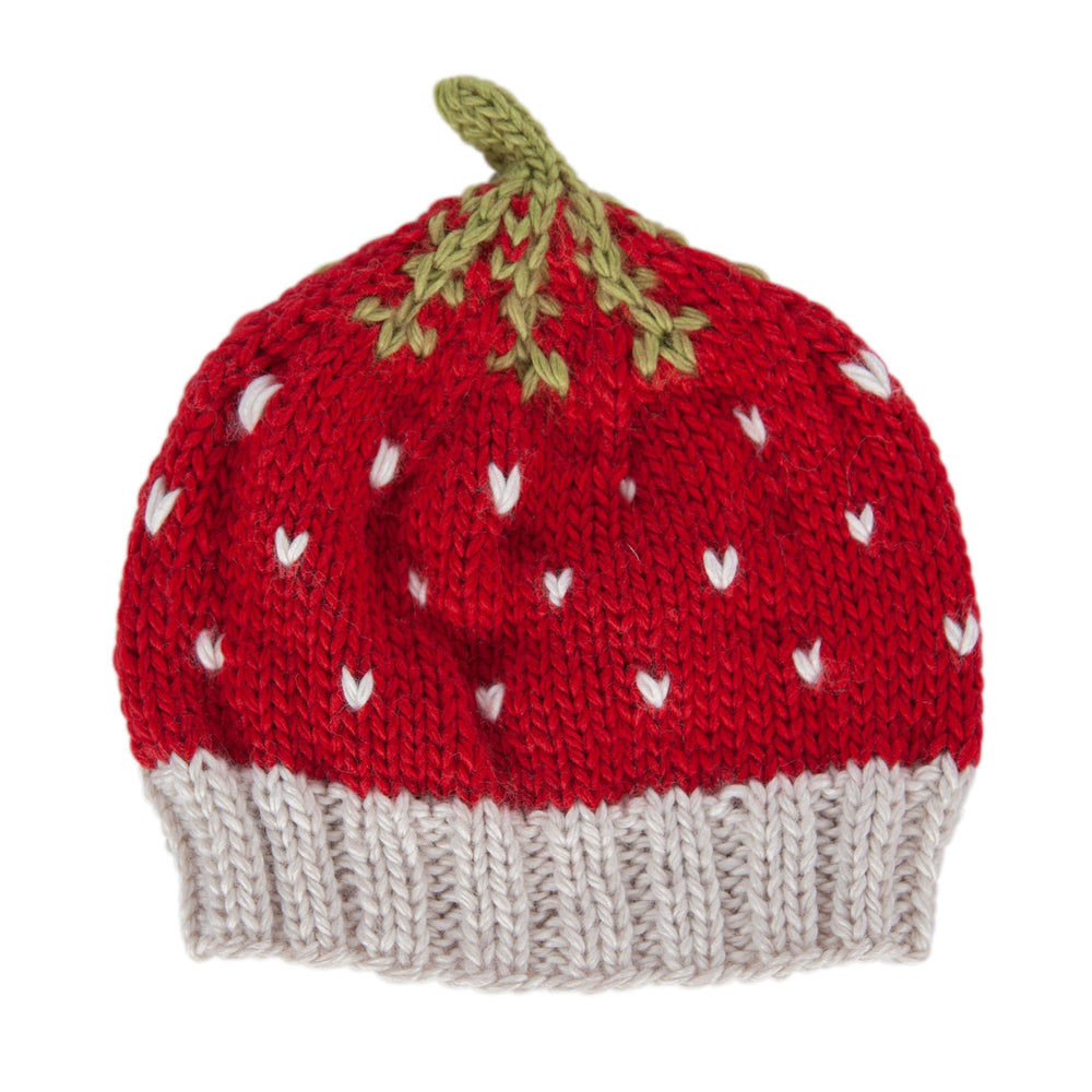 ACORN KIDS - STRAWBERRY BEANIE [sz:XXS (0-3 MTHS)]