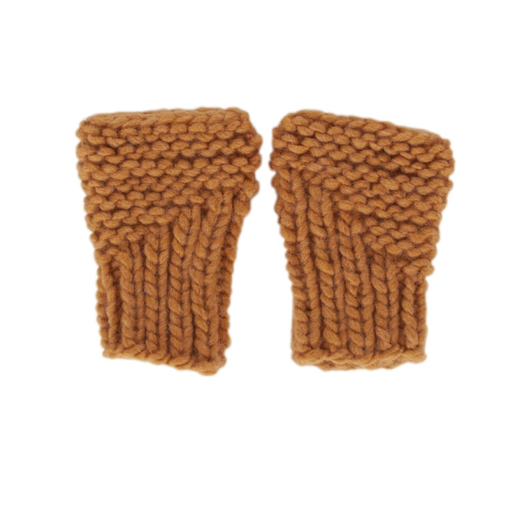 ACORN KIDS - JOURNEY FINGERLESS MITTENS: CARAMEL