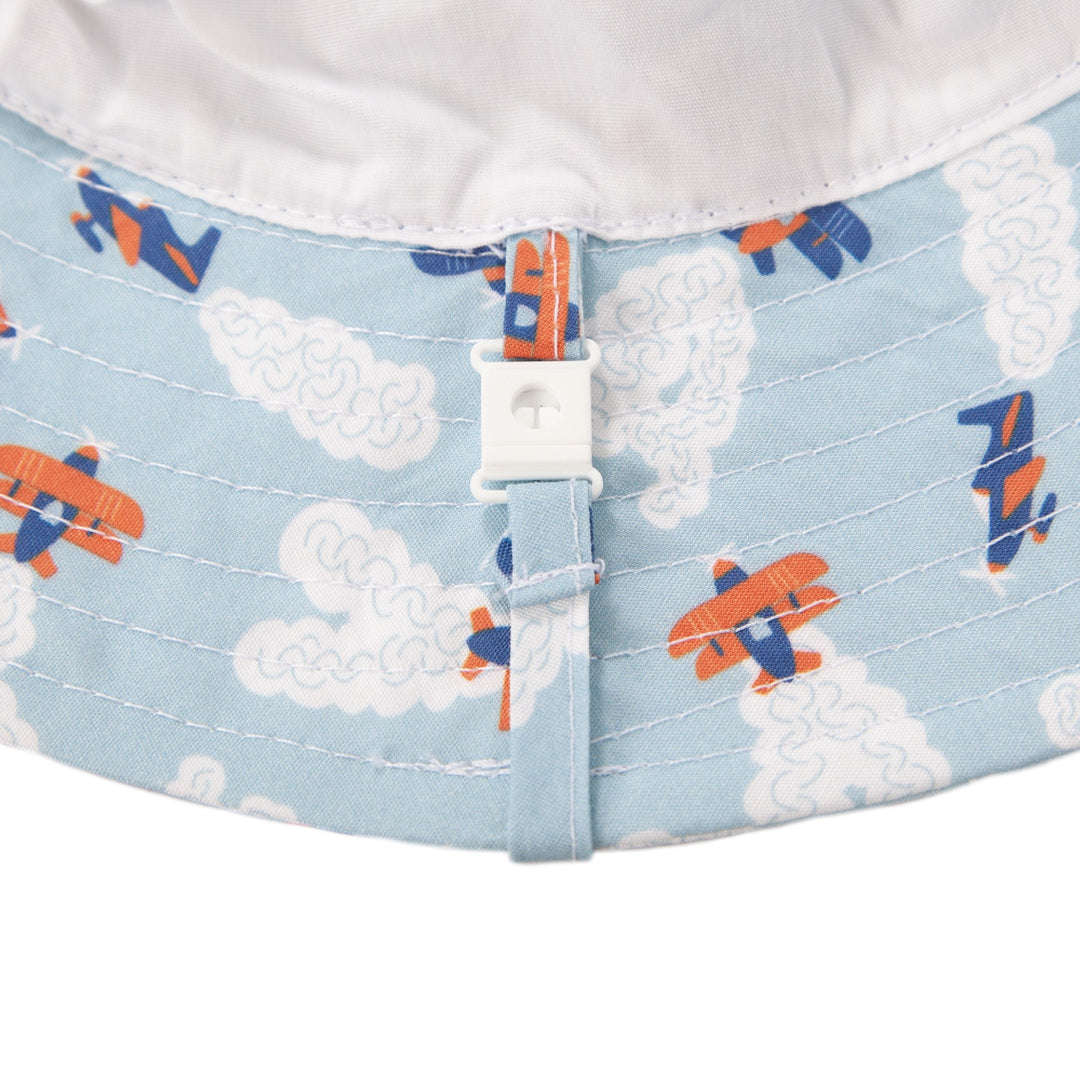 ACORN KIDS - INFANT WIDE BRIM SUNHAT: HIGH FLYERS [sz:XS - 46CM/0-9 MTHS]