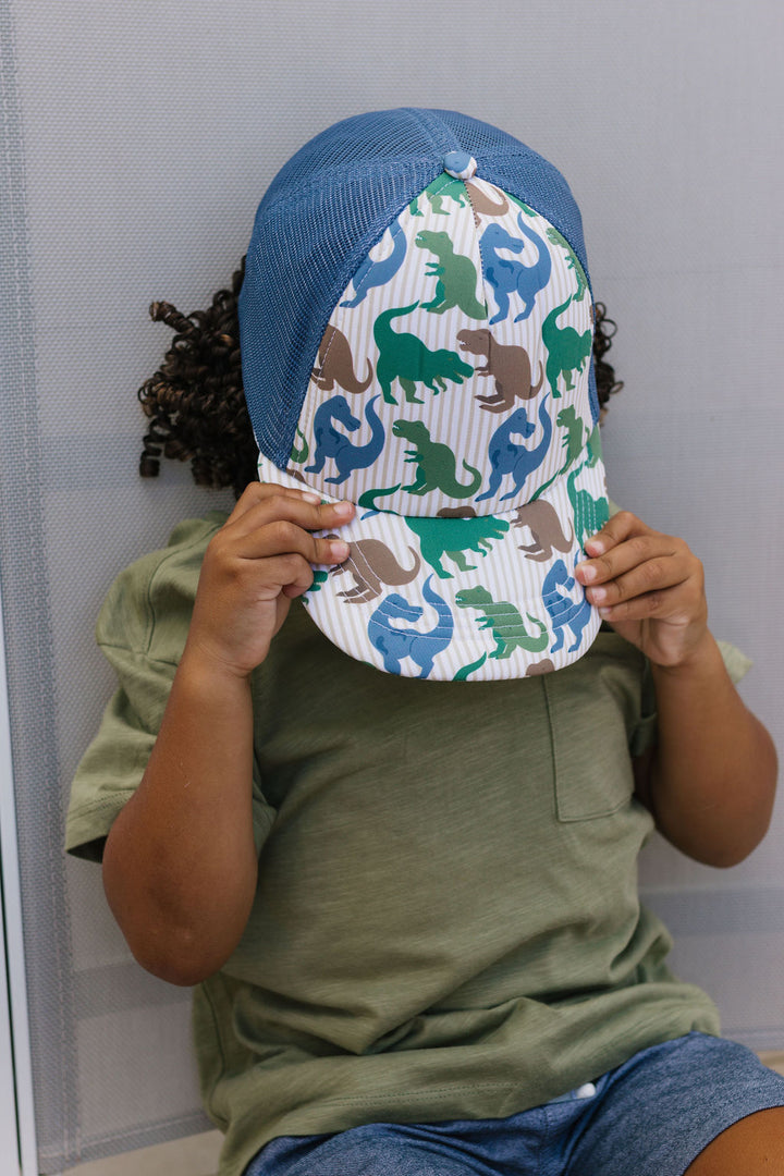 ACORN KIDS -TRUCKER CAP: T REX [sz:S/M 1-3 YRS]