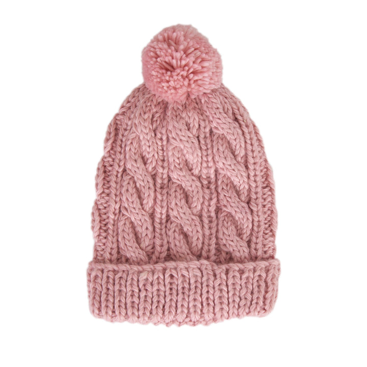 ACORN KIDS - FREE SPIRIT BEANIE: PINK [sz:XXS - 0-3 MTHS]