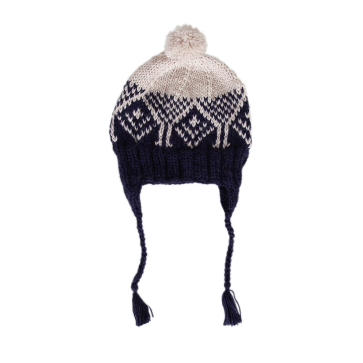 ACORN KIDS - BJORN BEANIE: NAVY [sz:XS - 3-6 MTHS]
