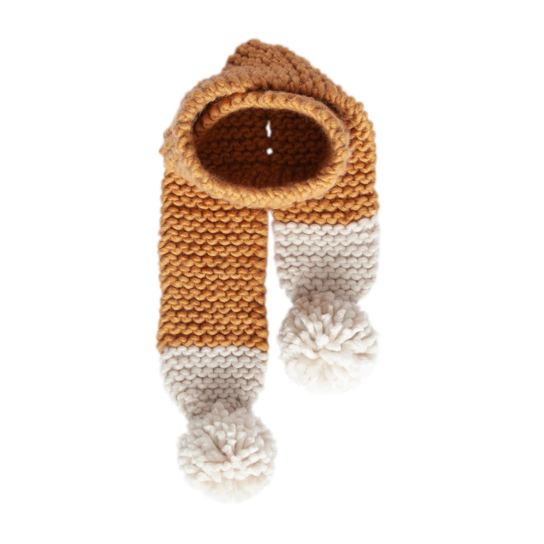 ACORN KIDS - RETRO SCARF: CARAMEL 