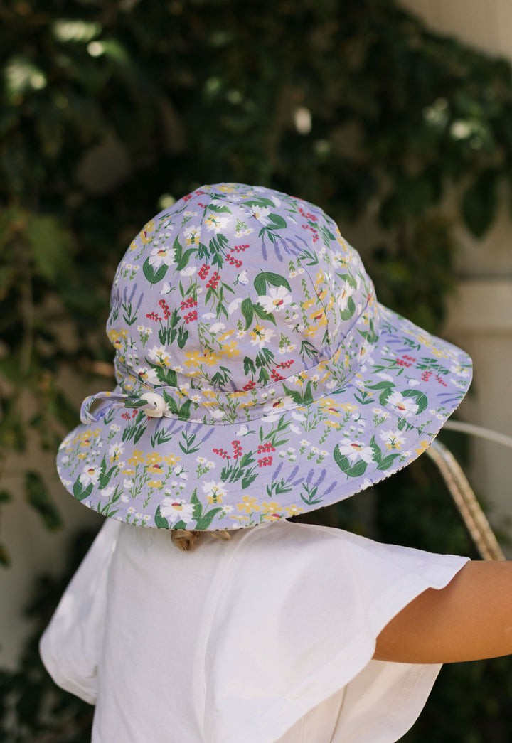 ACORN KIDS - WIDE BRIM SUNHAT: CHATEAU [sz:S - 50CM/9-18 MTHS]