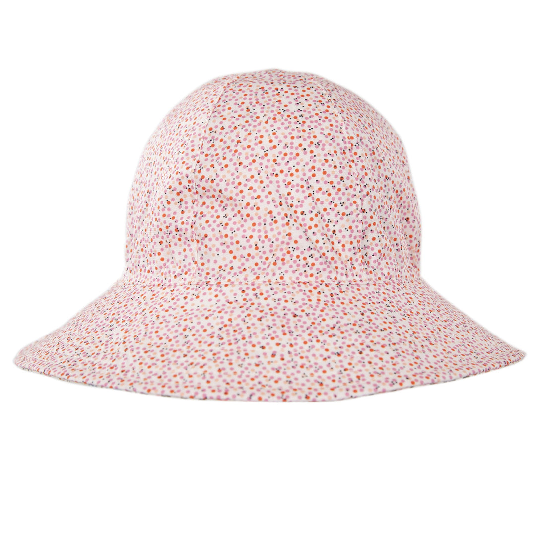 ACORN KIDS - WIDE BRIM REVERSIBLE SUNHAT: FIORELLA [sz:S - 50CM/9-18 MTHS]