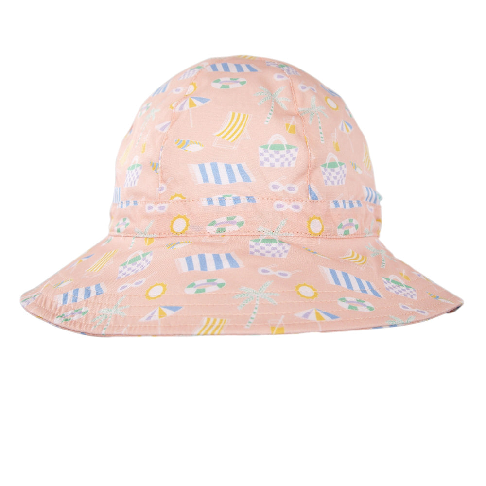 ACORN KIDS - WIDE BRIM SUNHAT: GOLDEN WATTLE [sz:S - 50CM/9-18 MONTHS]