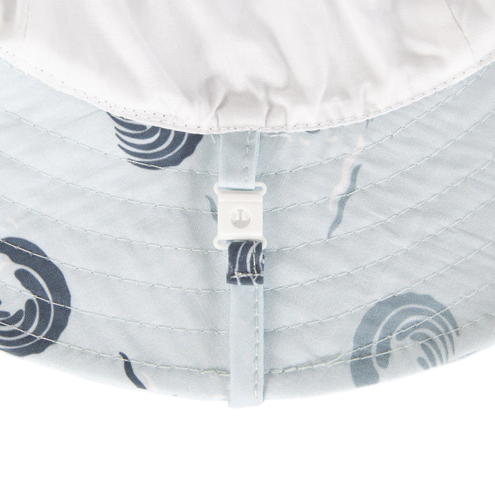 ACORN KIDS - INFANT WIDE BRIM SUNHAT: WAVE CURL [sz:XS - 46CM/0-9 MTHS]