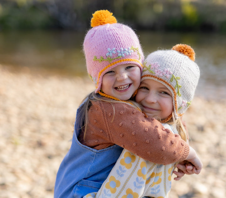 ACORN KIDS - PARISIAN BEANIE: PINK [sz:XS (3-6 MTHS)]