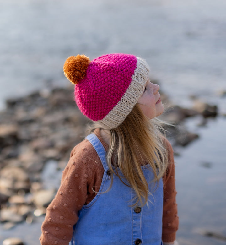 ACORN KIDS - WILDERNESS BEANIE: FUSCHIA [sz:S (6-18 MTHS)] 