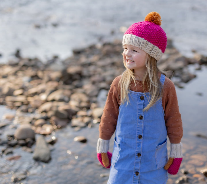 ACORN KIDS - WILDERNESS BEANIE: FUSCHIA [sz:S (6-18 MTHS)] 
