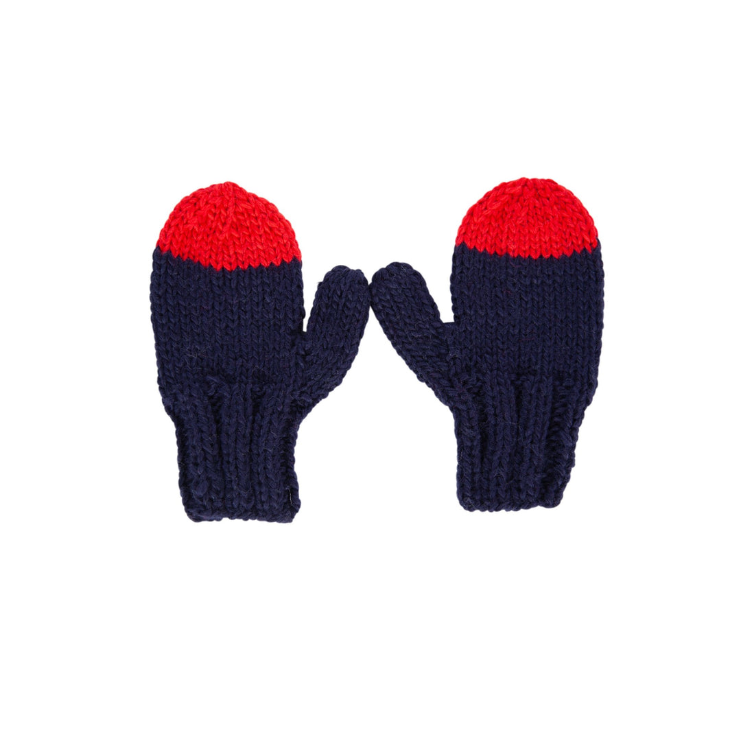 ACORN KIDS - SUNRISE MITTENS: NAVY [sz:S (6-18 MTHS)]