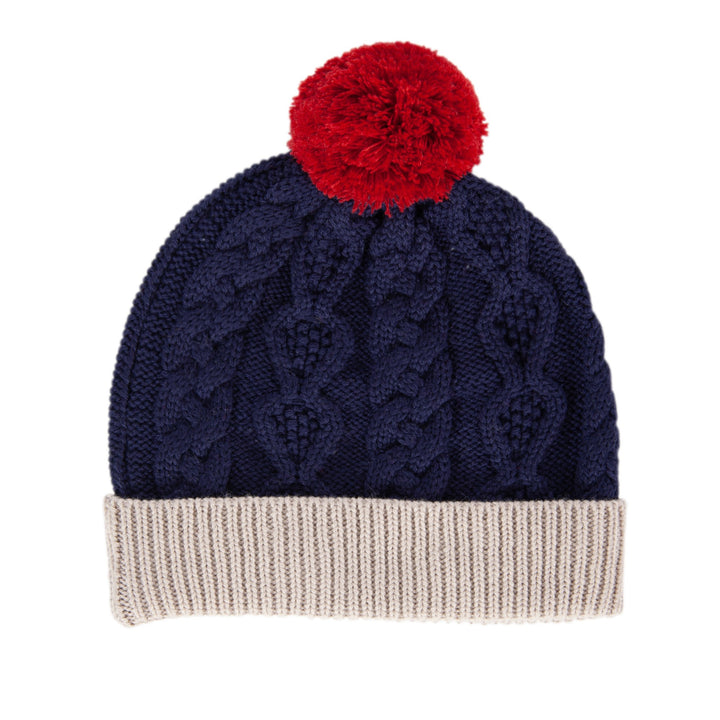 ACORN KIDS - AUGUST MERINO BEANIE: NAVY [sz:S (6-18 MTHS)]