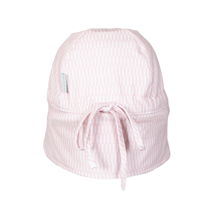 ACORN KIDS - FLAP HAT SOFT JERSEY: PINK SPRINKLES [sz:XS - 46CM/0-9 MTHS]