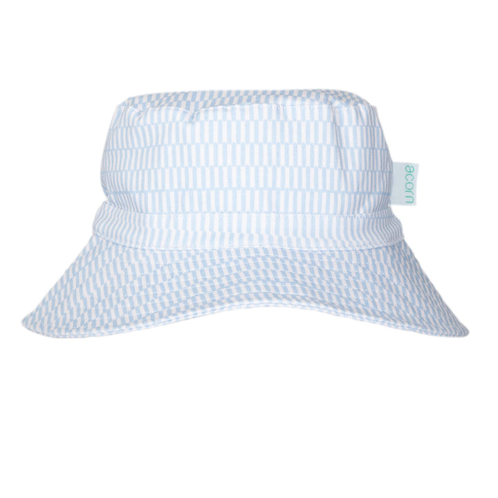 ACORN KIDS - SOFT JERSEY BUCKET HAT: BLUE SPRINKLE [sz:S - 50CM/9-18 MTHS]