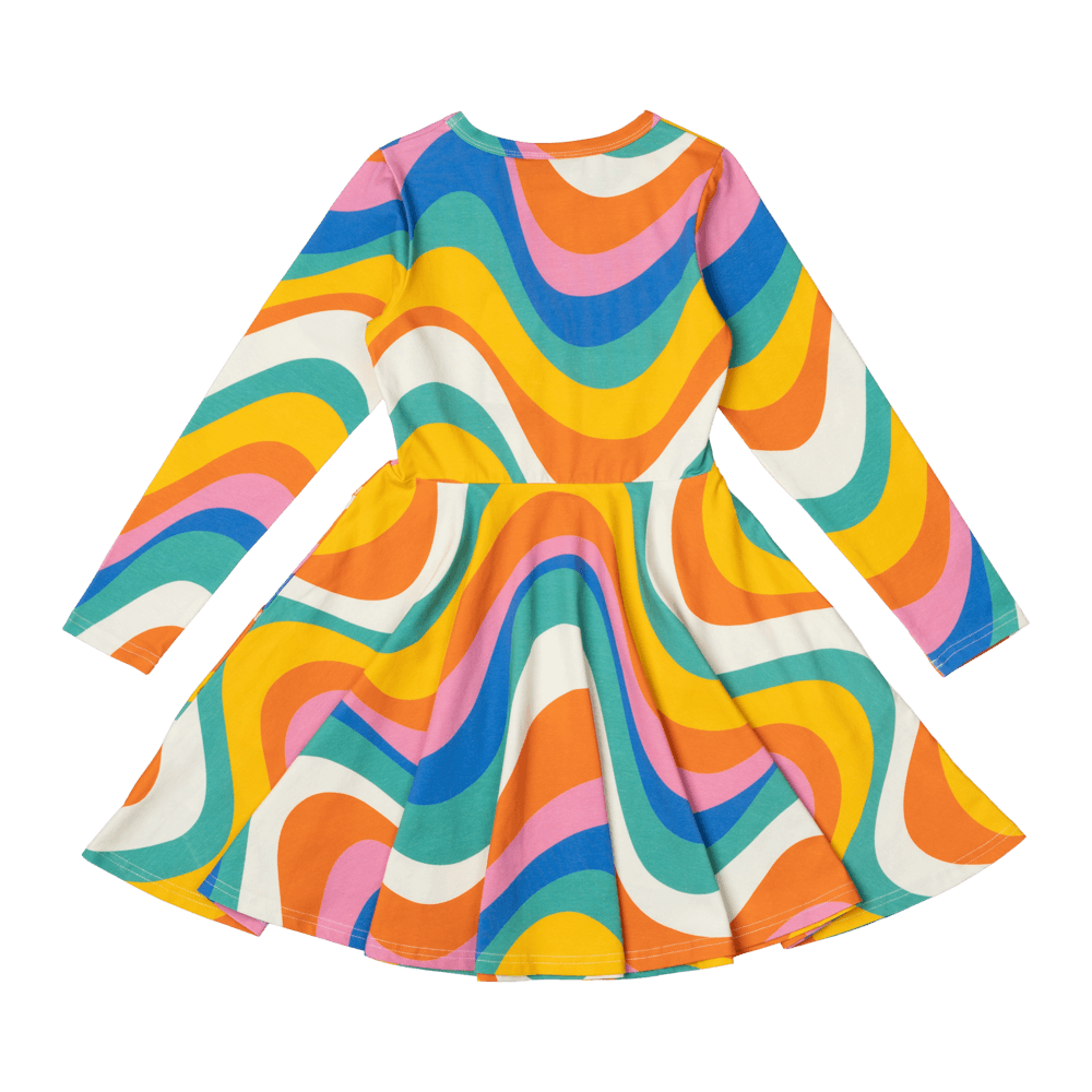 ROCK YOUR BABY - INTO THE GROOVE WAISTED DRESS [sz:2 YRS]