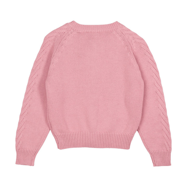 ROCK YOUR KID - PINK KNIT CARDIGAN
