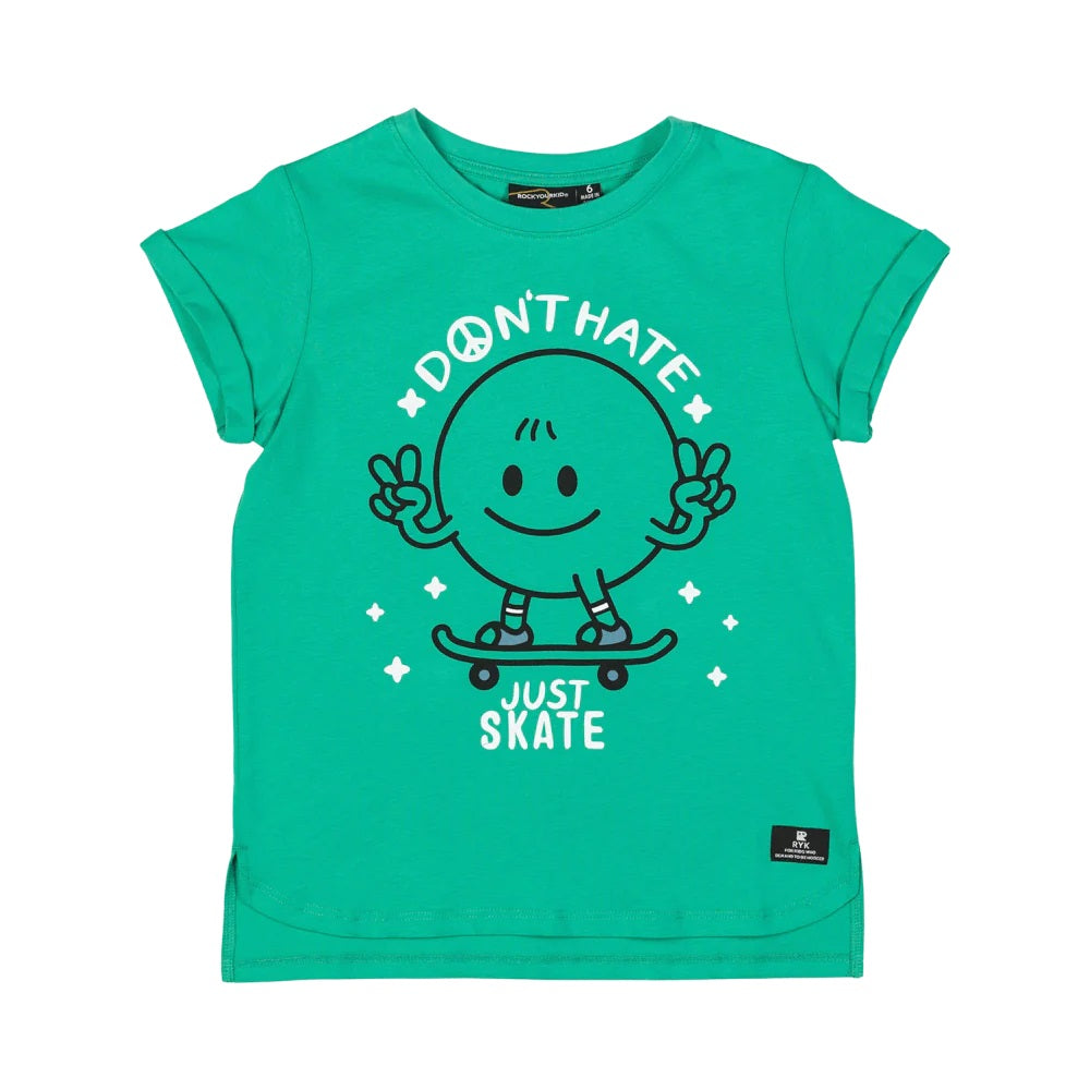 Rock Your Kid - DONT HATE SHORT SLEEVE T SHIRT BOXY FIT