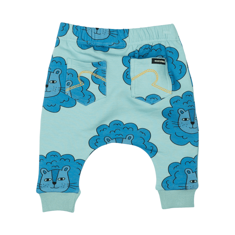 ROCK YOUR BABY - MANE EVENT BLUE BABY TRACKPANTS