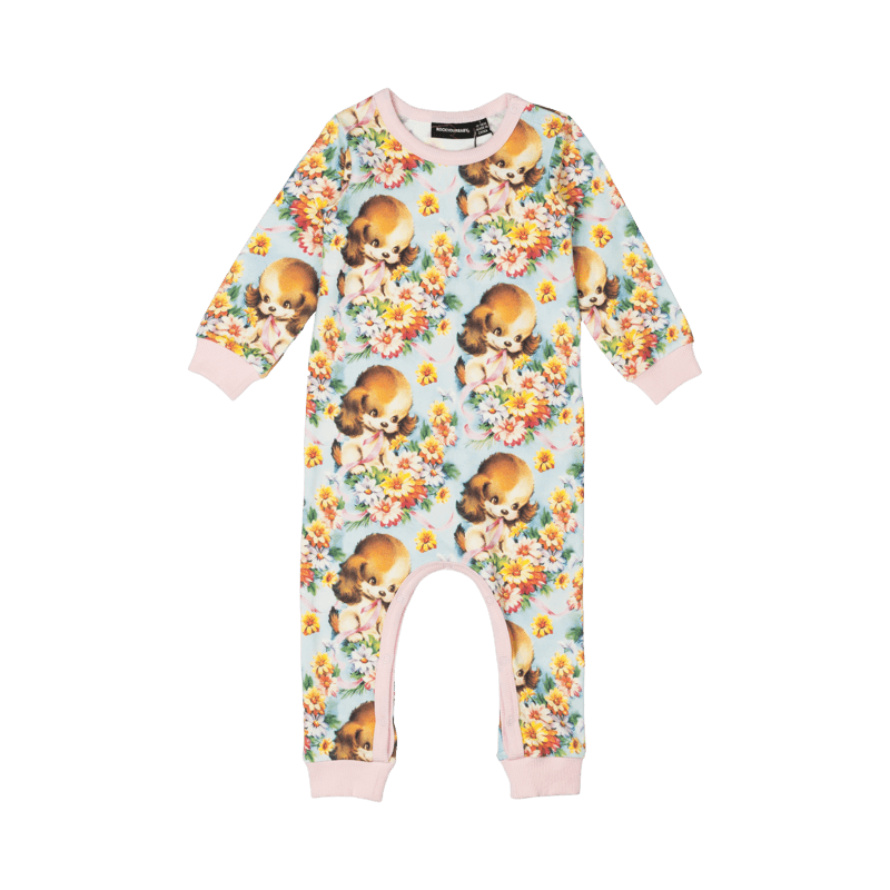 ROCK YOUR BABY - PUPPY LOVE BABY PLAYSUIT