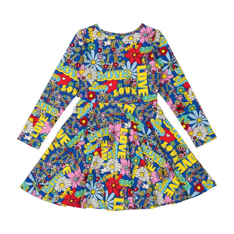 ROCK YOUR BABY - LOVE WAISTED DRESS [sz:2 YRS]
