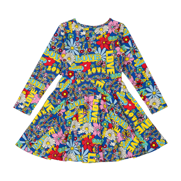 ROCK YOUR BABY - LOVE WAISTED DRESS [sz:2 YRS]