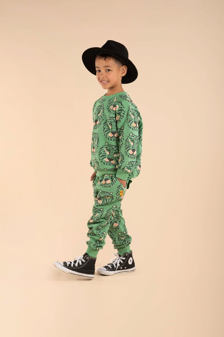 ROCK YOUR KID - THE EYE OF THE TIGER GREEN TRACK PANTS