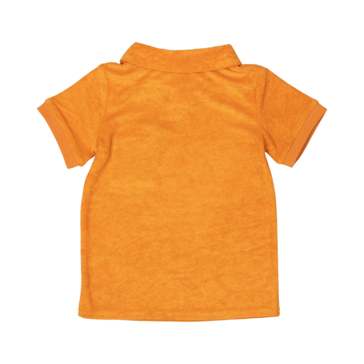 ROCK YOUR BABY - OCHRE POLO T SHIRT