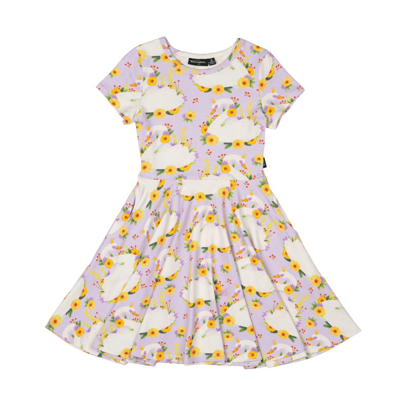 ROCK YOUR KID - PRINCESS SWAN WAISTED DRESS