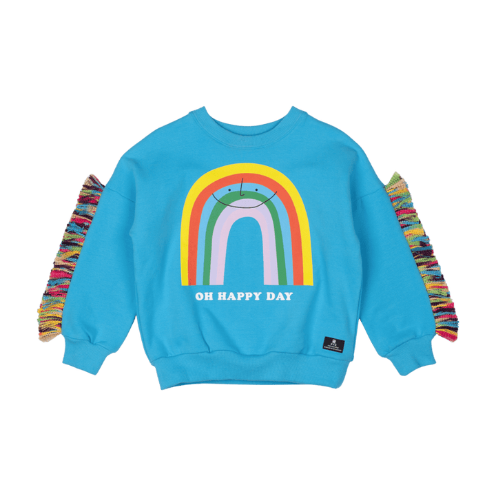 ROCK YOUR BABY - OH HAPPY DAY BLUE SWEATSHIRT
