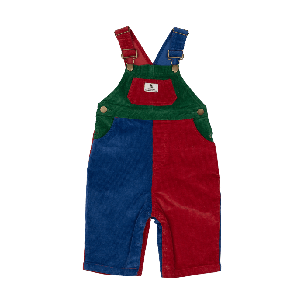 ROCK YOUR BABY - MULTI COLOURED BABY OVERALLS [sz:3-6 MTHS]