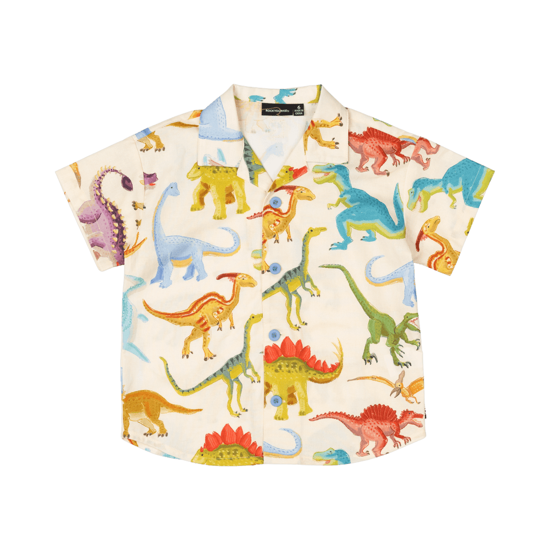 ROCK YOUR BABY - DINOS GALORE SHIRT [sz:2 YRS]